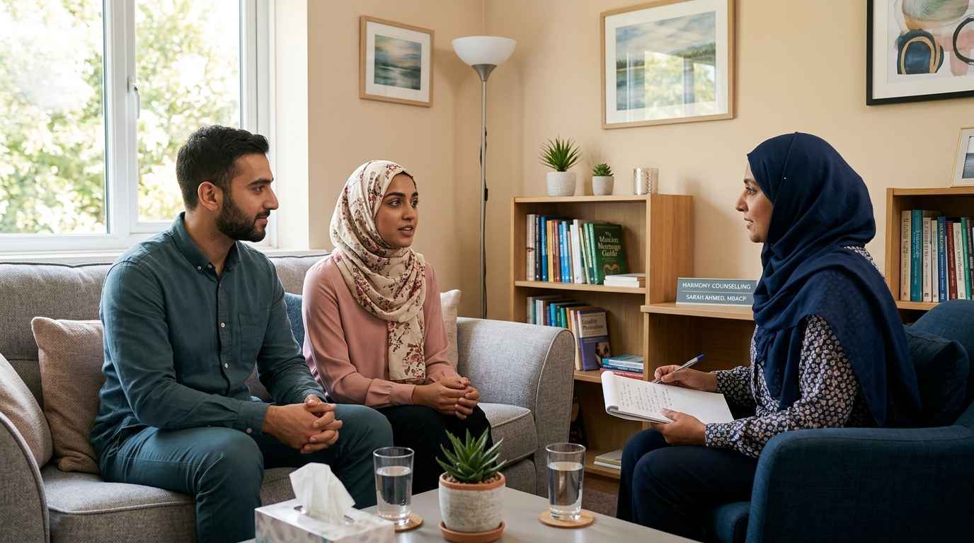 A Muslim couple seeking counseling