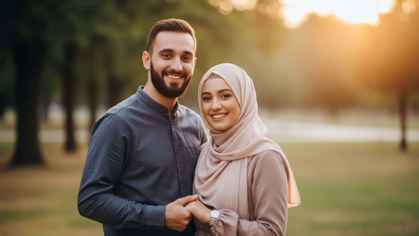 A Muslim married couple